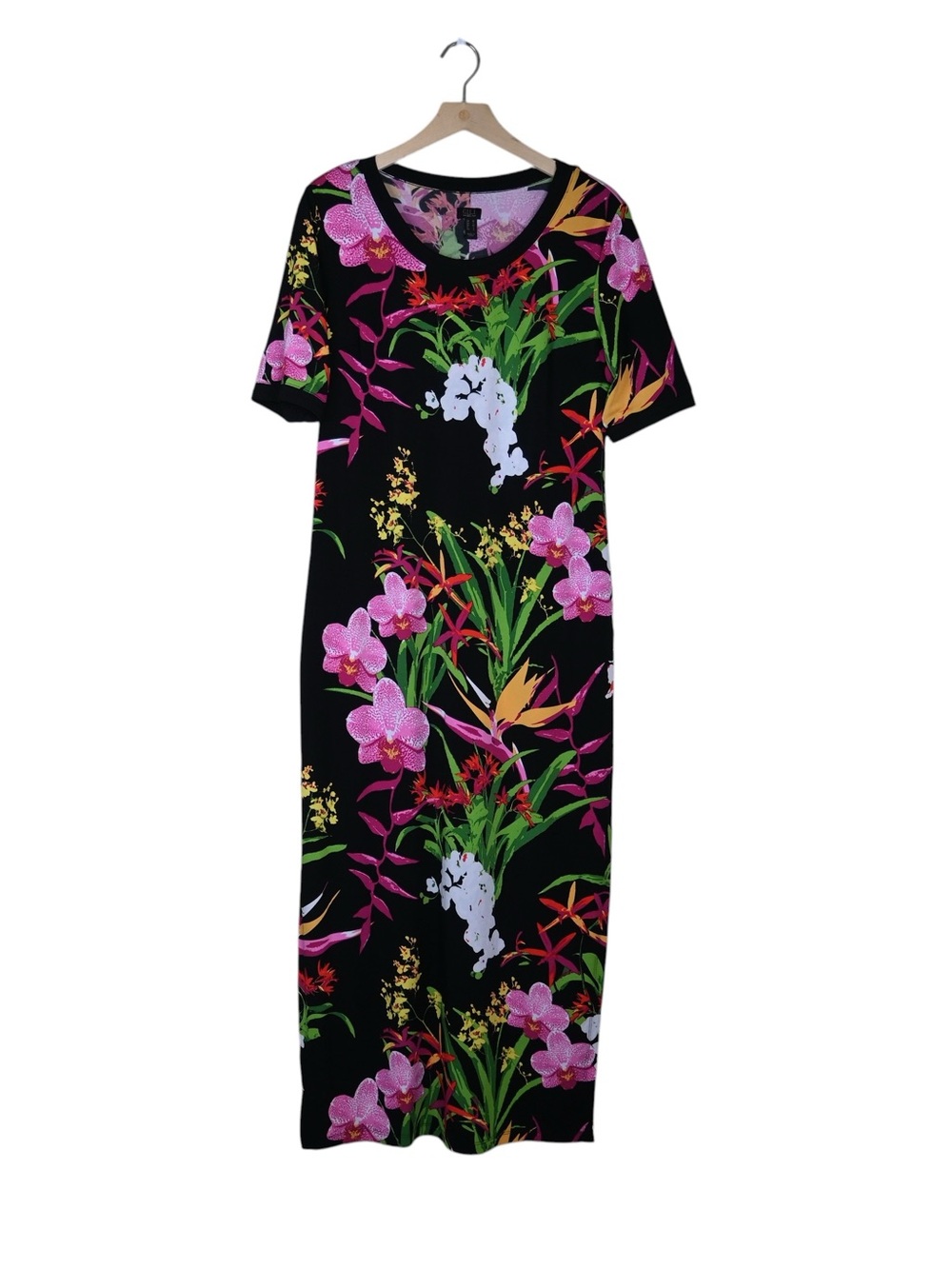G.I.L.I. Women's M Floral Print Got it Love It Maxi Dress